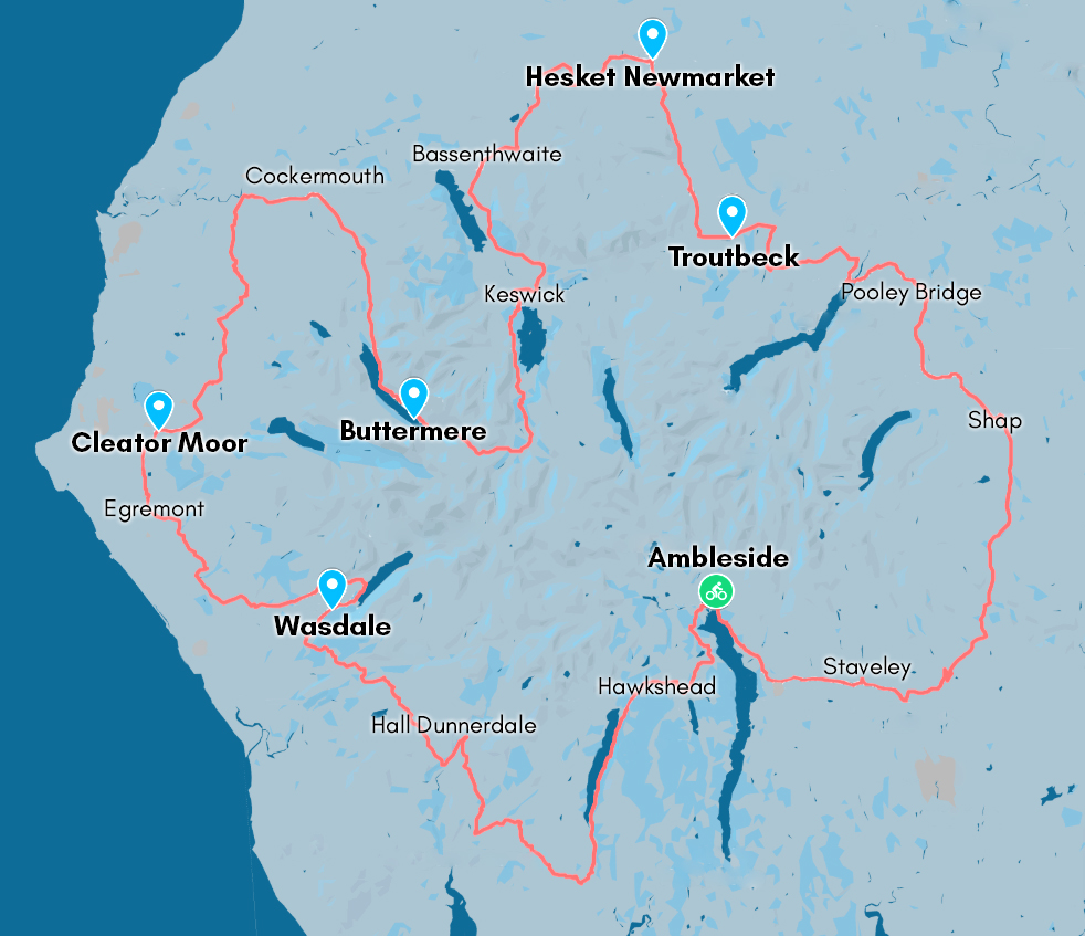 Lake District Tourist Map